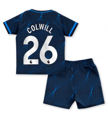 Chelsea Levi Colwill #26 Borta Kläder Barn 2023-24 Kortärmad (+ Korta byxor)